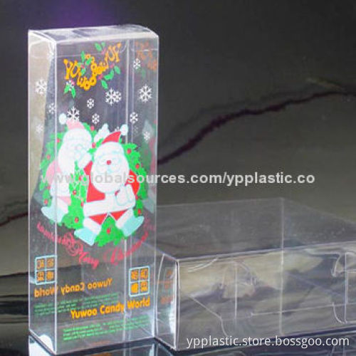 Custom Christmas display plastic gift box